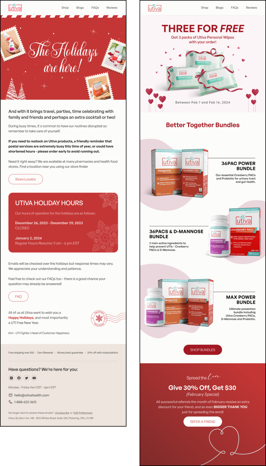 Occasional and Holiday Email Design