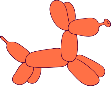 Ballon Dog Illustration